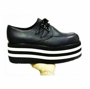 Handmade leather unisex creepers